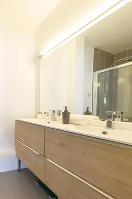 Plan de l'établissement Moderne appartement 2 chambres1 salle de bain terrasse calmeaperçu mer