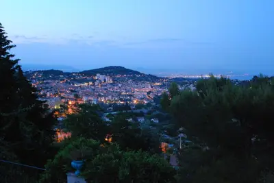 Vue générale sur la montagne ou vue sur la montagne depuis le B&B/chambre d'hôtes