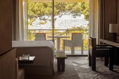 Coin salon dans l'établissement Cap d'Antibes Beach Hotel