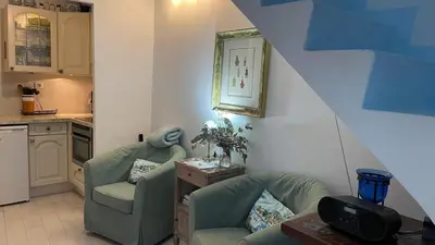 Cuisine ou kitchenette dans l'établissement La Maisonette Antibes