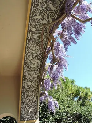 Jardin de l'établissement Hotel Mas Djoliba