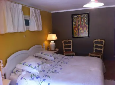Un ou plusieurs lits dans un hébergement de l'établissement Villa l'Air du temps