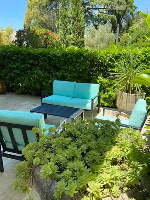 Jardin de l'établissement Un Coin de Paradis