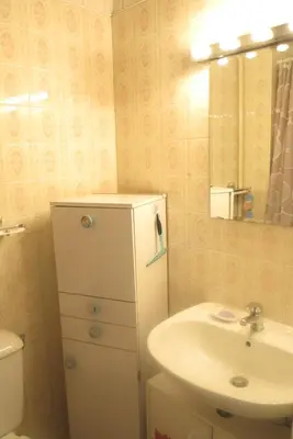 Salle de bains dans l'établissement Viva Riviera - 5 Rue Commandant André