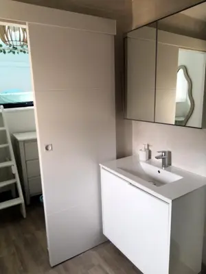 Plan de l'établissement spacieux logement vieil antibes climatisé 5 minutes plages