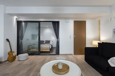 Coin salon dans l'établissement Cosy Home