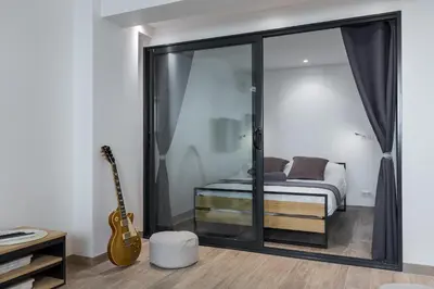 Un ou plusieurs lits dans un hébergement de l'établissement Cosy Home