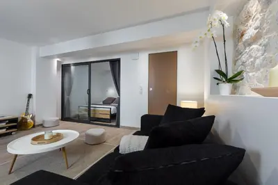 Coin salon dans l'établissement Cosy Home
