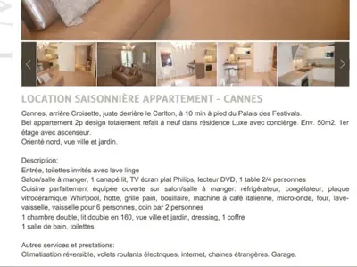 Plan de l'établissement Carlton Riviera Apartment