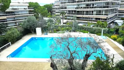 Piscine de l'établissement Studio 4 pers piscine plage à pied ou située à proximité