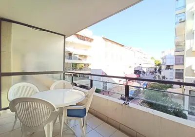 Balcon ou terrasse dans l'établissement Viva Riviera - Studio Jardin Florian