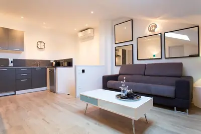Cuisine ou kitchenette dans l'établissement Teisseire Accomodations
