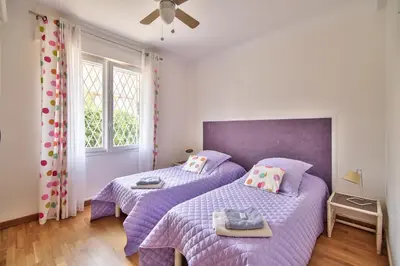 Un ou plusieurs lits dans un hébergement de l'établissement Cannes Film Festival Beach Apartment