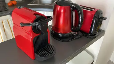 Plateau bouilloire dans l'établissement Le Petit Magellan
