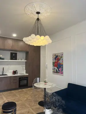 Cuisine ou kitchenette dans l'établissement Touchlux apartments