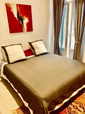 Un ou plusieurs lits dans un hébergement de l'établissement Apartment 3 Pieces
