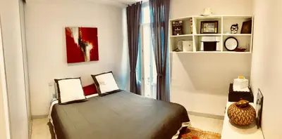 Un ou plusieurs lits dans un hébergement de l'établissement Apartment 3 Pieces