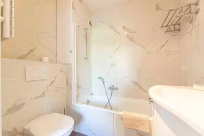 Plan de l'établissement Apartment 2 bedrooms2 bathroomsdouble terrace & Garden in Palm beach area
