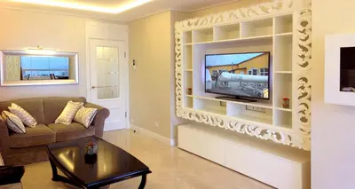 Télévision ou salle de divertissement dans l'établissement Apartments at Commodoro