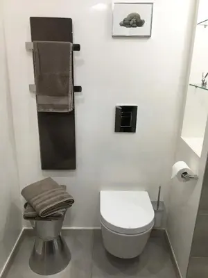 Salle de bains dans l'établissement Lovely Studio Cannes