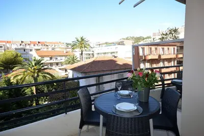 Balcon ou terrasse dans l'établissement Palais Rouaze Cannes