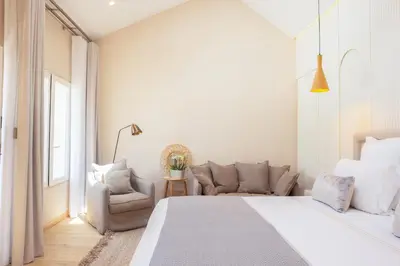Un ou plusieurs lits dans un hébergement de l'établissement Boutique Hôtel Villa Fabulite