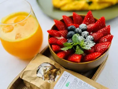 Nourriture dans l'hôtel ou à proximité