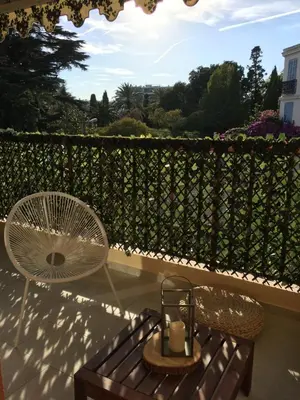 Balcon ou terrasse dans l'établissement Amazing Studio Cannes Center - Terrassse - 5 min Croisette