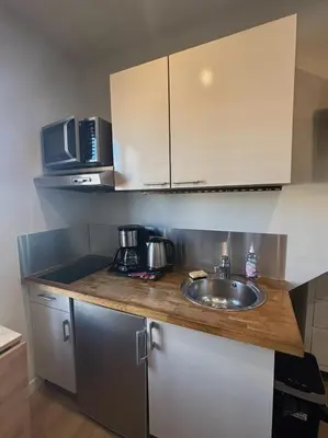 Cuisine ou kitchenette dans l'établissement Résidence Gambetta