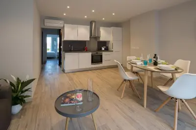 Cuisine ou kitchenette dans l'établissement Yvisa
