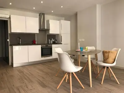 Cuisine ou kitchenette dans l'établissement Yvisa