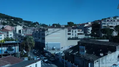 Vue générale sur la montagne ou vue sur la montagne depuis l'appartement