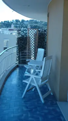 Balcon ou terrasse dans l'établissement Le Tanagra