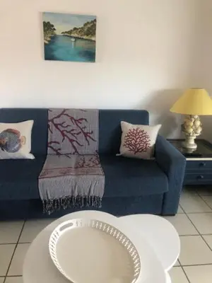 Coin salon dans l'établissement Cap Soleil