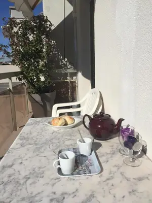Plateau bouilloire dans l'établissement Cap Soleil