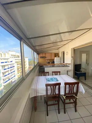 Cuisine ou kitchenette dans l'établissement Cap Soleil