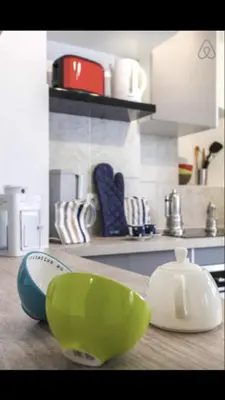 Cuisine ou kitchenette dans l'établissement Vieil Antibes Cosy Close everything