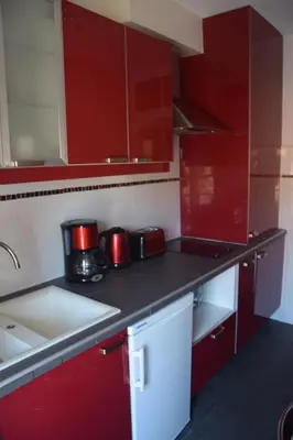 Cuisine ou kitchenette dans l'établissement 5 min to sea and Palais des Festivals