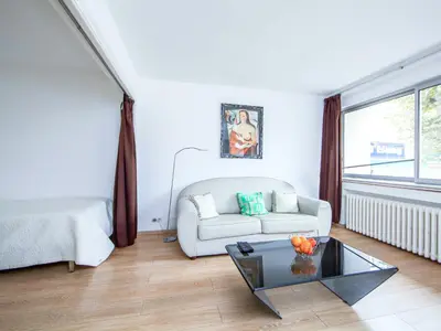 Coin salon dans l'établissement Apartment Le Corsaire-5 by Interhome