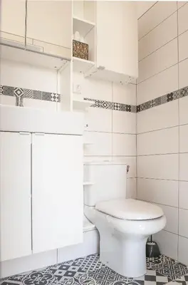 Salle de bains dans l'établissement #StudioCosy @ Center Cannes
