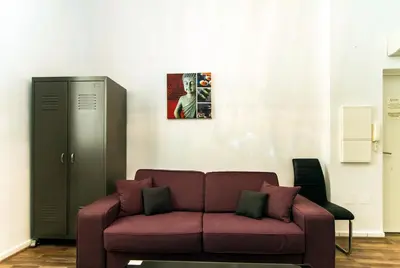 Coin salon dans l'établissement Florella Marceau Apartment