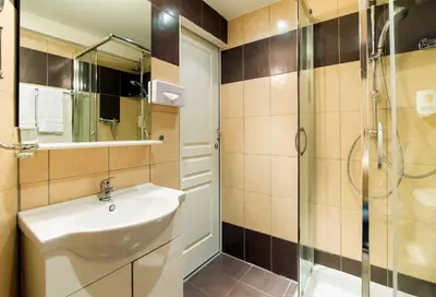 Salle de bains dans l'établissement Florella Achard Apartment