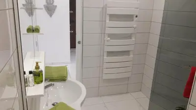 Salle de bains dans l'établissement Le De Gaulle