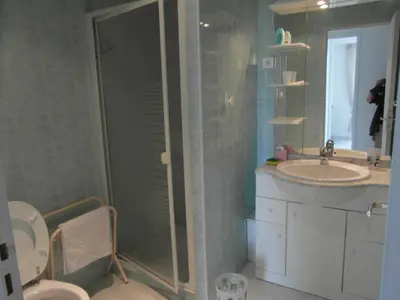 Salle de bains dans l'établissement Maison Margot