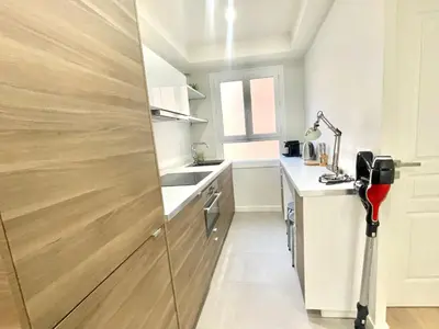Cuisine ou kitchenette dans l'établissement Pasteur by Welcome to Cannes