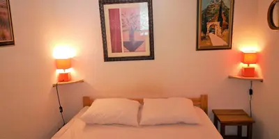Un ou plusieurs lits dans un hébergement de l'établissement Résidence Cap Azur Appartement 218