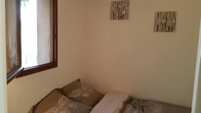 Coin salon dans l'établissement Résidence Cap Azur Appartement 228