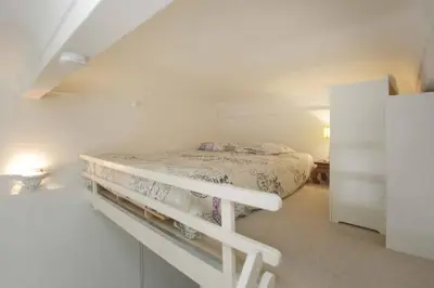 Un ou plusieurs lits dans un hébergement de l'établissement Studio- Antibes-Juan les Pins- Cote d'Azur