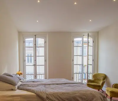 Un ou plusieurs lits dans un hébergement de l'établissement Chateau Clemenceau