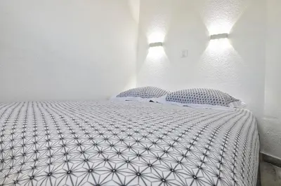 Un ou plusieurs lits dans un hébergement de l'établissement Apartment hotel Luxe vue mer à 100 mètres des plages étage 8